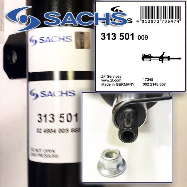 Амортизатор передній Sachs (Original) Форд Транзит Ford Transit (2006-->) #313501 UAHZJEU8 rs-524 фото