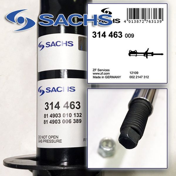 Амортизатор задний Sachs (Оригинал) Volkswagen Touareg (7LA) Фольксваген Туарег #316 999 UACQVSJ8 rs-403 фото