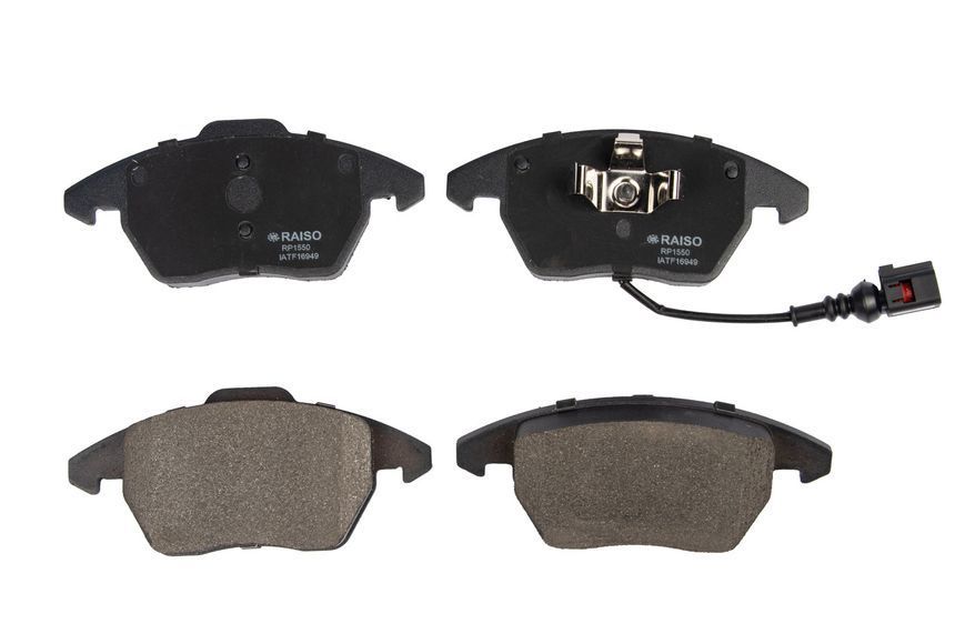 Колодки тормозные передние Raiso(Швеция) Audi A3, Ауди А3 (С датчиком) 04-21 #RP1550 UATVTYO4 RP1550 фото