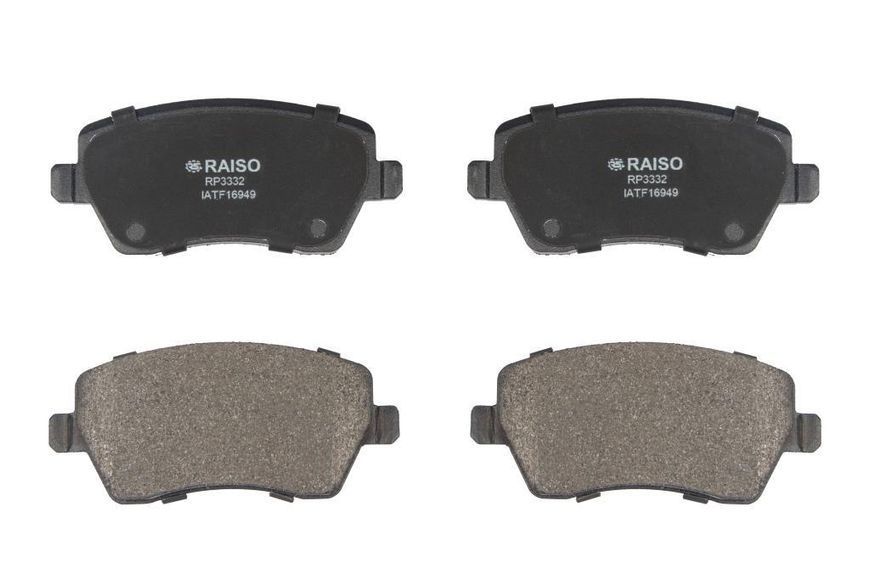 Колодки тормозные передние Raiso(Швеция) Dacia Dokker, Дачия Доккер 08- #RP3332 UANRWZZ4 RP3332 фото