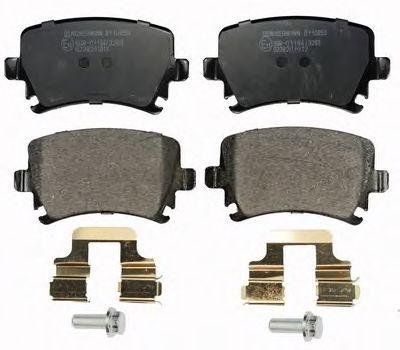 Колодки гальмівнi зад. Audi A6, Q3 Seat Alhambra Passat, Passat Alltrack, Passat CC, Sharan, Tiguan 1.4-4.2 B110859 фото