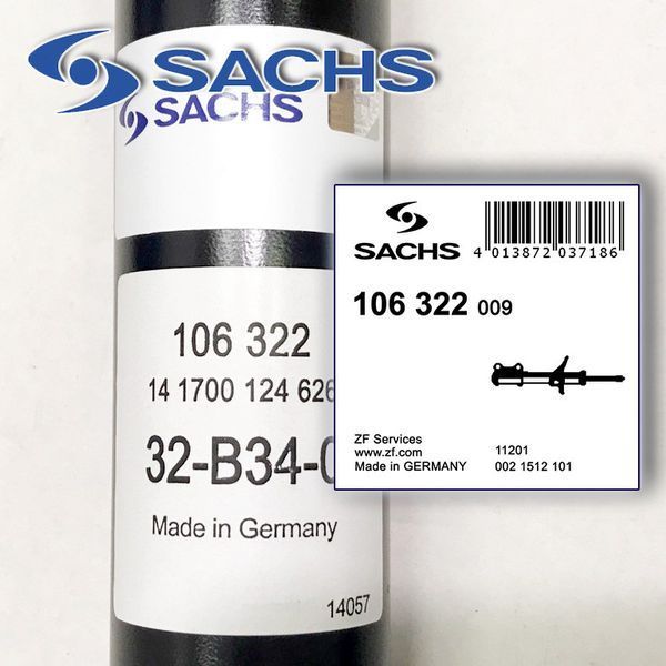 Амортизатор передній Sachs (Original) Мерседес Т1 Mercedes T1 #106322 UAMUBGZ8 rs-487 фото