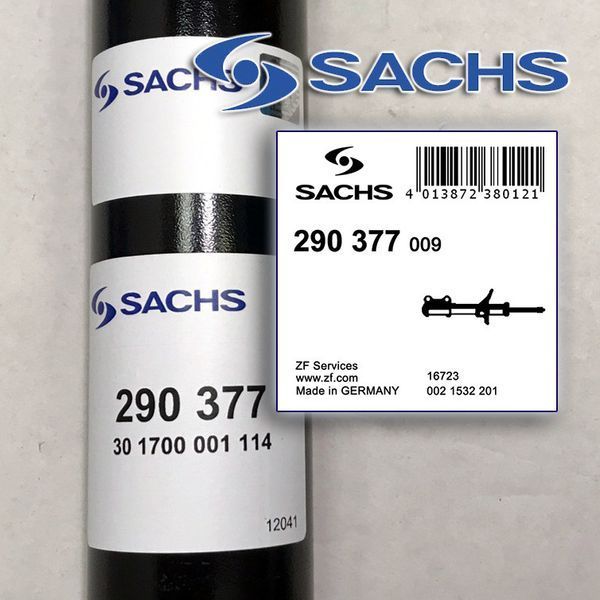Амортизатор задній посилений Sachs (Original) Мерседес Спринтер Mercedes Sprinter 901-903 #290377 UAITWMQ8 rs-501 фото