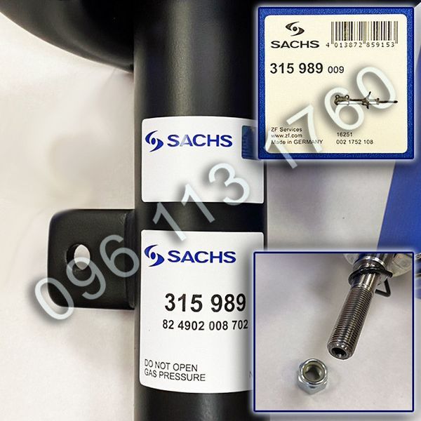 Амортизатор передній Сітроен С4 (Ц4) Citroen C4 (Sachs Original) #314888 UADDMIQ8 rs-864 фото